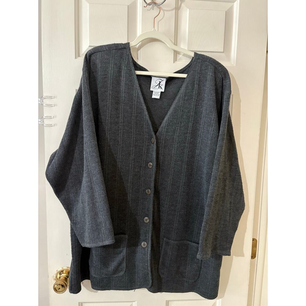 JK America Ribbed Knit Cardigan 22/24
